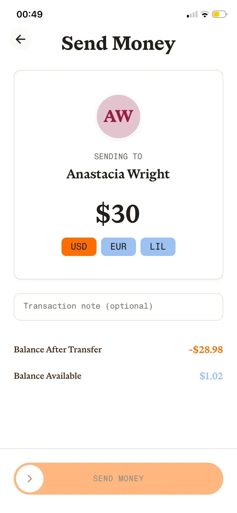 Make your money borderless.